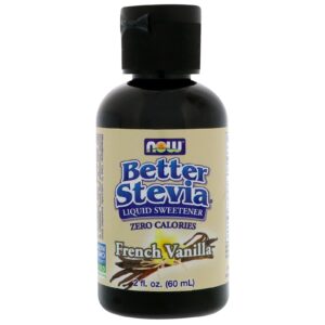 Now Foods, Adoçante Líquido Better Stevia, Baunilha, 60 ml (2 fl oz)