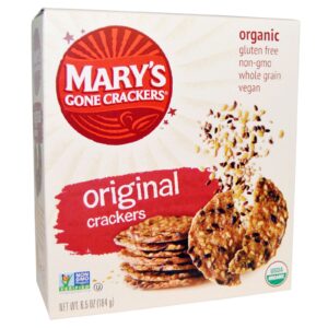 Mary's Gone Crackers, Biscoitos Crocantes Originais, 6,5 oz (184 g)