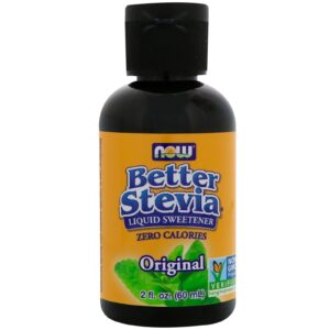 Now Foods, BetterStevia, Adoçante Líquido, Original, 2 fl oz (60 ml)