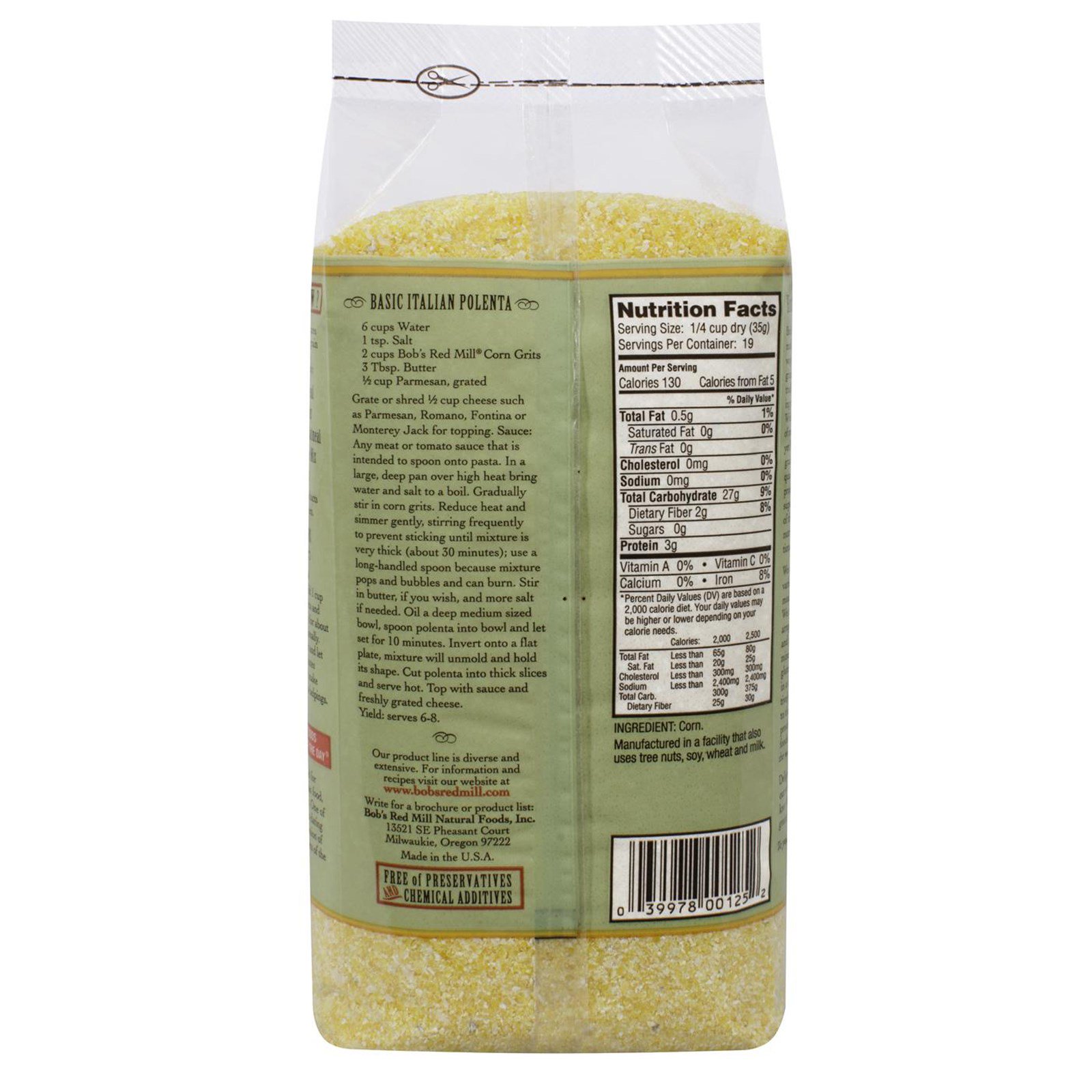 Bob's Red Mill, Canjiquinha, também conhecido como Polenta, 24 oz (680 g) - Imagem 2