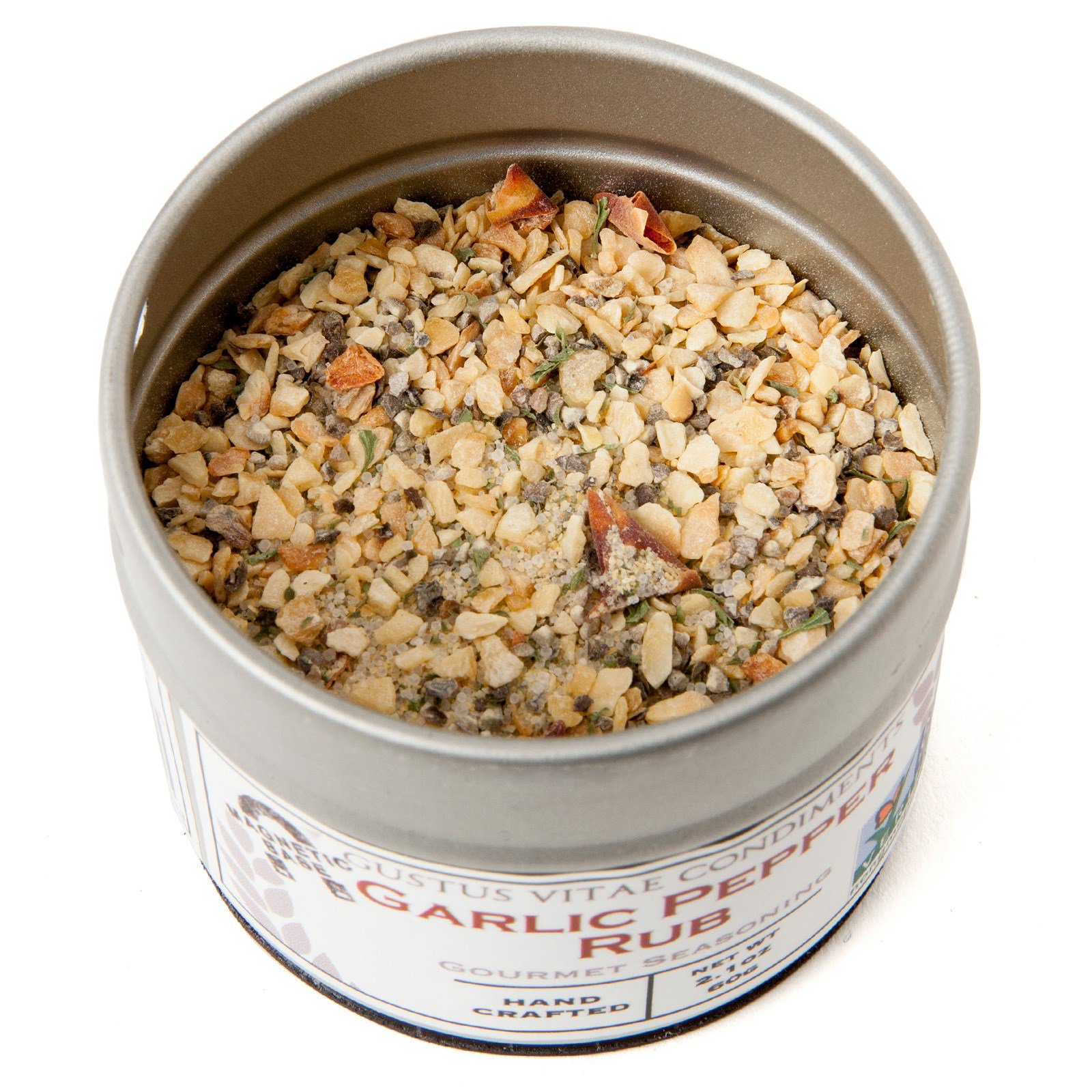 Gustus Vitae, Gourmet Seasoning, Garlic Pepper Rub, 2.1 oz (60 g) - Imagem 3