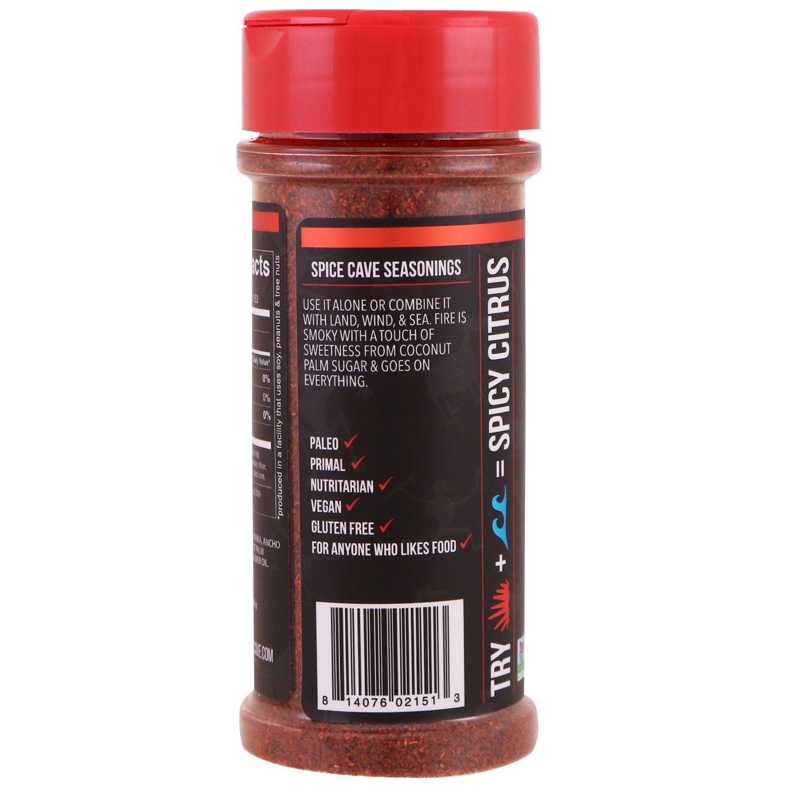 Spice Cave, Fire, Sweet & Spicy Seasonings, 3.8 oz (107 g) - Imagem 3