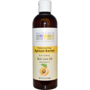 Aura Cacia, Óleo Natual para Cuidados com a Pele, Caroço de Damasco, 16 fl oz (473 ml)