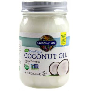Garden of Life Orgânica, Extra Virgem Óleo de coco 16 fl oz