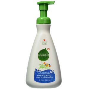 Seventh Generation Bebê Xampu de espuma e lavagem de 10 onças