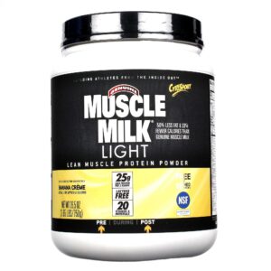 CytoSport Muscle Milk luz Banana Creme 1 lb,8
