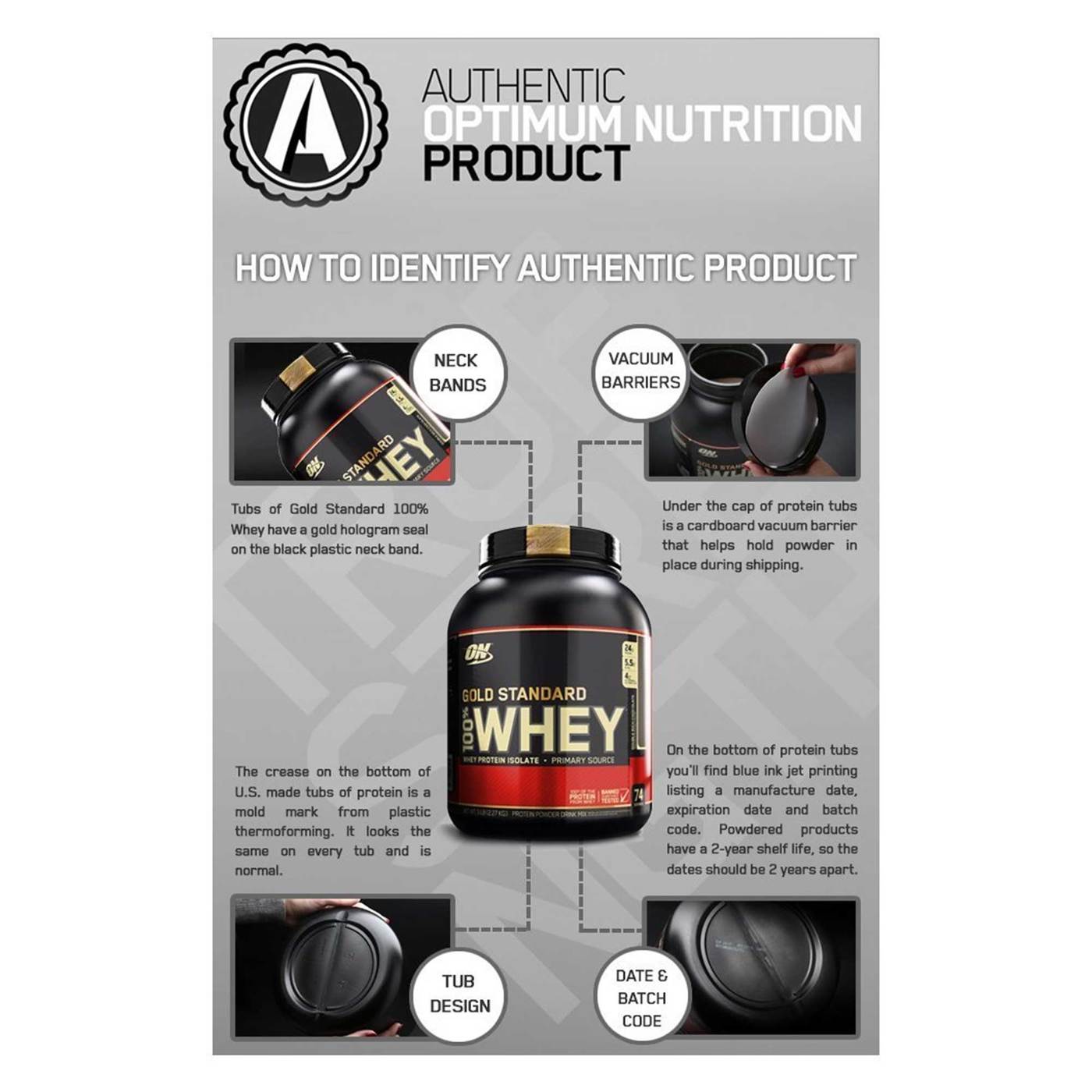 100% Whey Proteína Optimum Nutrition French Vanilla Creme 2 lbs/ 943 g - Imagem 4