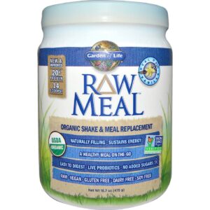 RAW Meal Garden of Life Baunilha 475 g