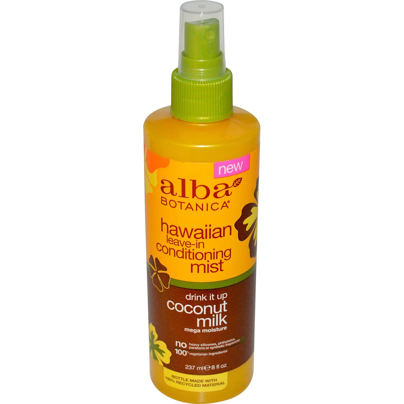 Alba Botanica Haw.coconut Milk Leave In 8 Oz