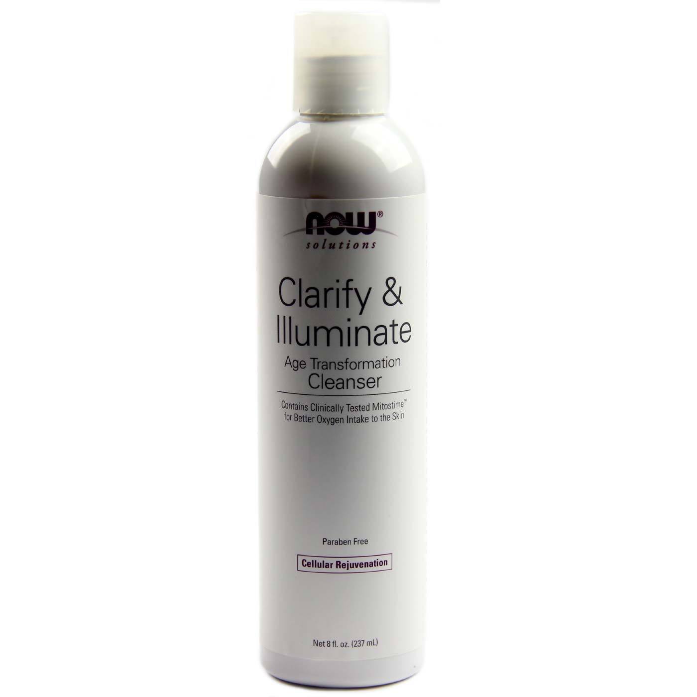Now Foods Esclarecer e Iluminar Cleanser 8 fl oz