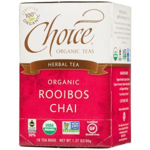 Comprar choice organic teas, chá de ervas, orgânico, rooibos chai, sem cafeína, 16 pacotes de chá, 1. 27 oz (36g) preço no brasil mercearia suplemento importado loja 81 online promoção - 2 de fevereiro de 2023
