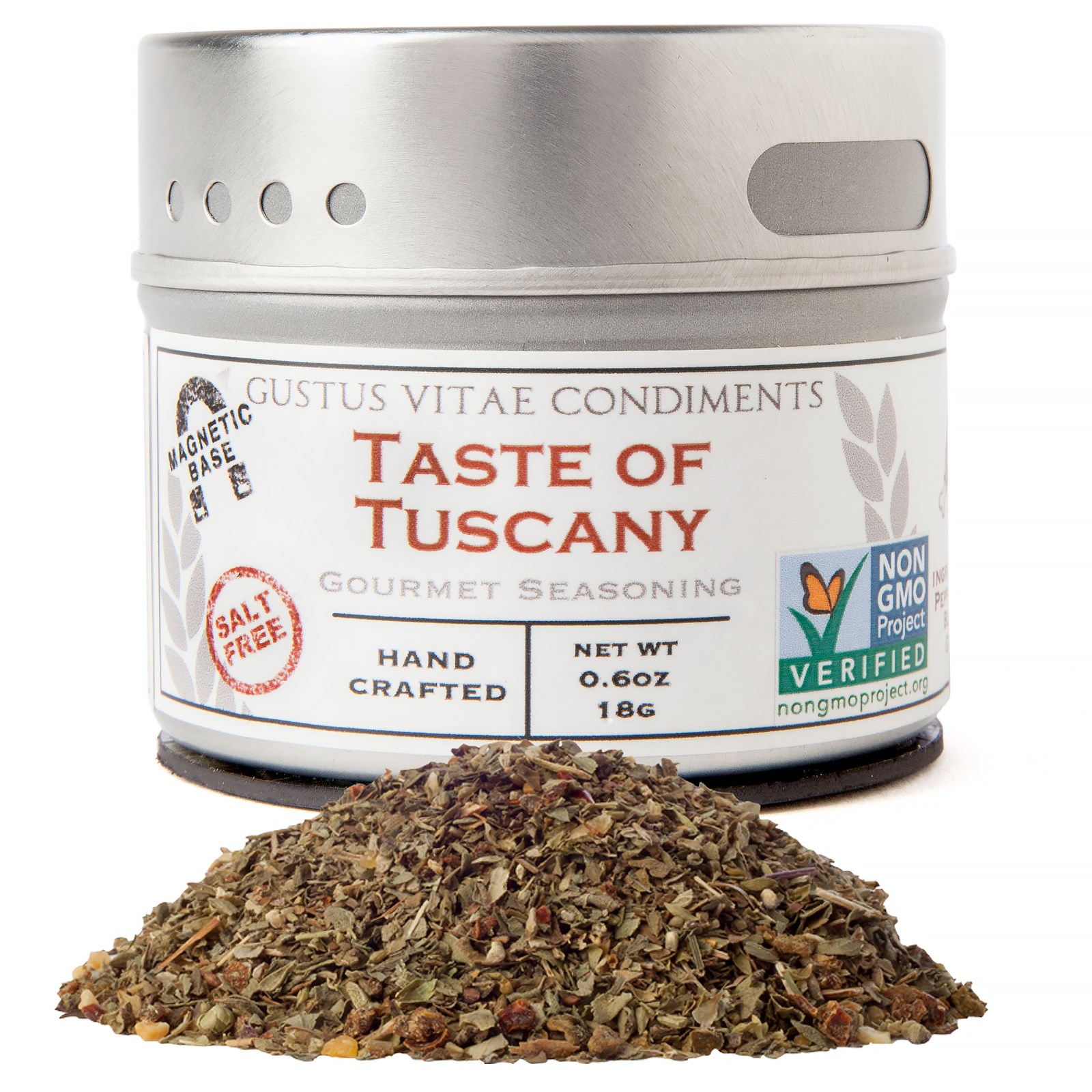 Gustus Vitae, Condimentos, Temperos Gourmet, Sabor da Toscana, 0.6 oz (18g)