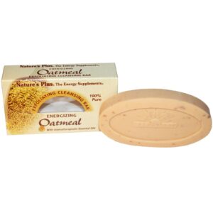 Nature's Plus, Barra de Limpeza Esfoliante de Aveia, 3,5 oz, (100 g)