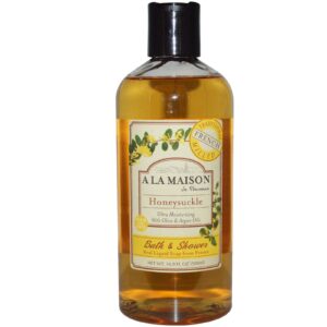 A La Maison de Provence, Sabonete líquido para banheira e chuveiro, madressilva, 16,9 fl. oz. (500 mL)