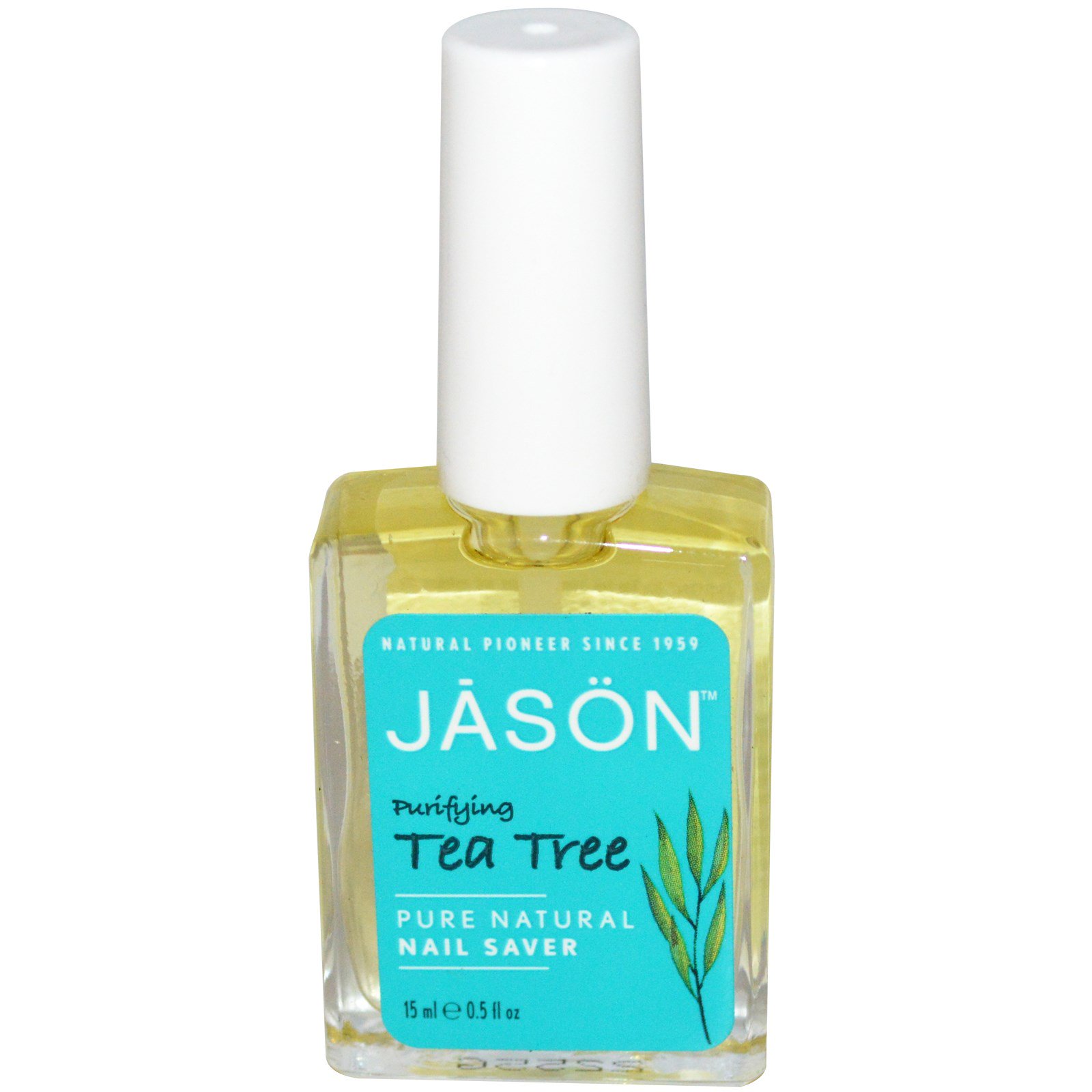Jason Natural, Salva Unhas, Árvore de Chá, frasco de 0,5 oz (15 ml)