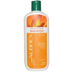 Aubrey Organics, Shampoo de Rosas e Madressilva, Hidratação Intensa, Cabelos Secos, 325 ml (11 fl oz)