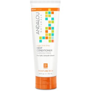 Andalou Naturals, Condicionador profundo, Hidratante, Óleo de Argan e Karité, 172 ml