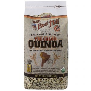 Comprar bob's red mill, quinoa tricolor integral orgânica, 16 oz (453 g) preço no brasil mercearia suplemento importado loja 5 online promoção - 28 de janeiro de 2023