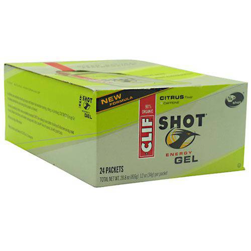 Clif Bar Energia Gel Citrus 24-1,2 onça pacotes (34g)