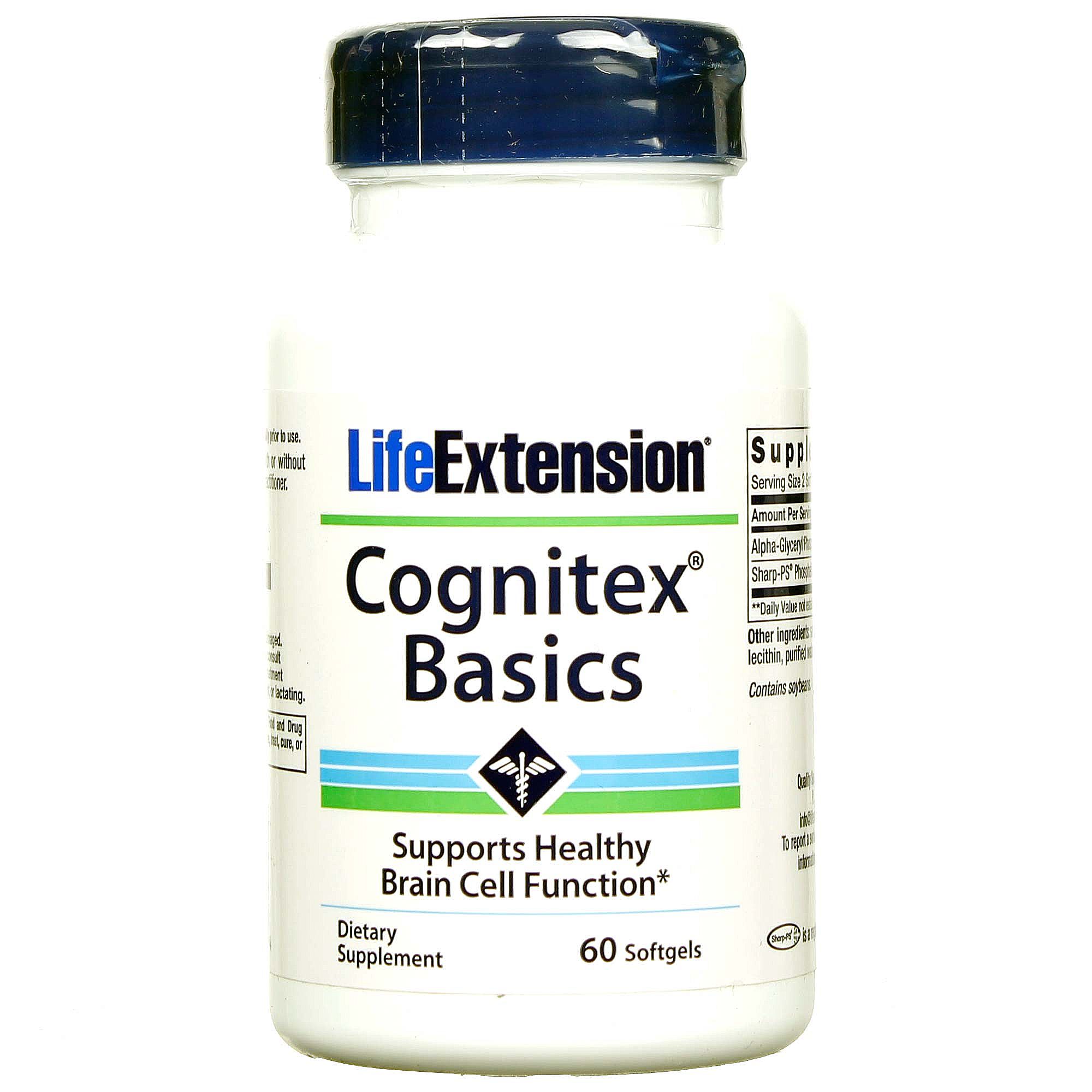 Life Extension Cognitex Basics 60 Cápsulas