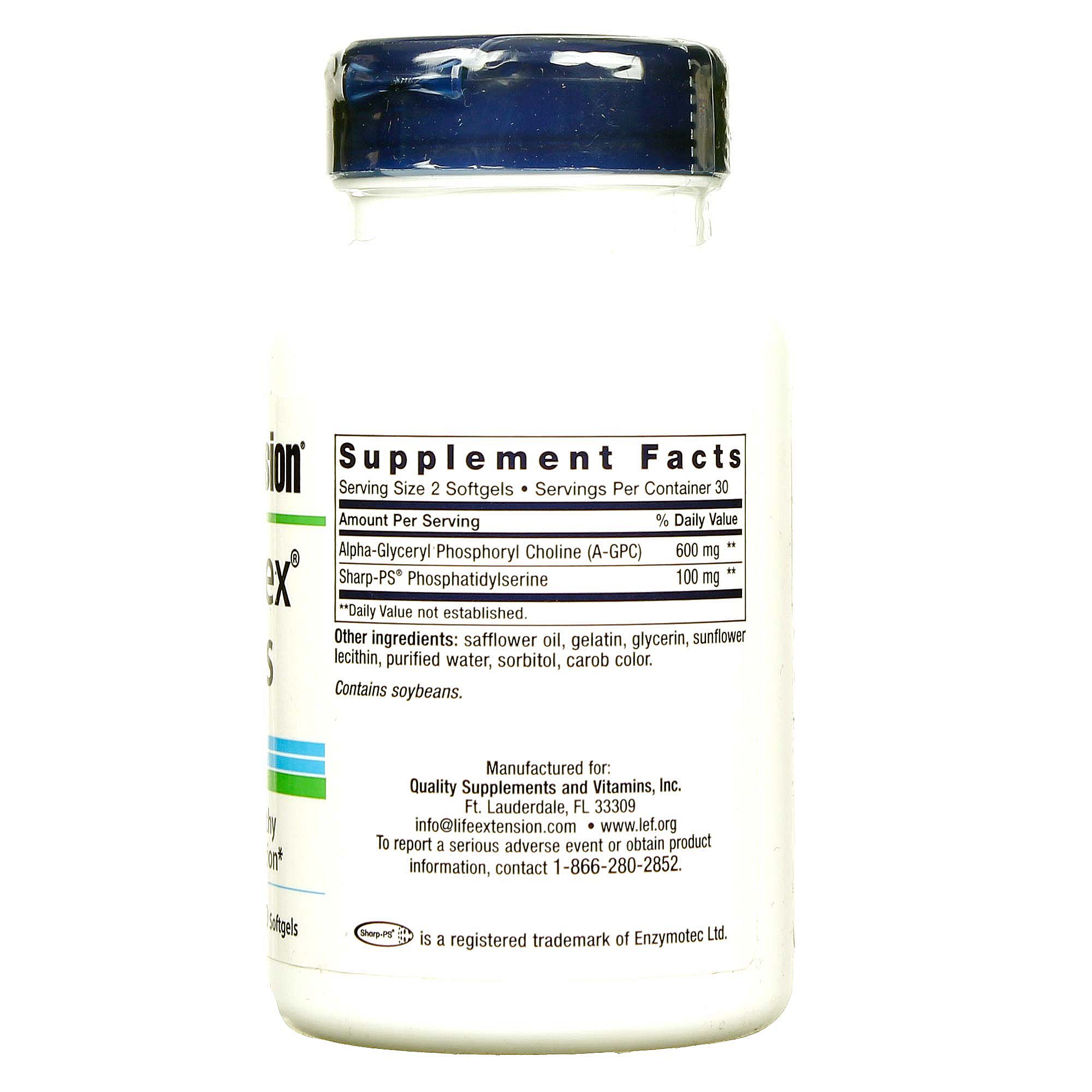 Life Extension Cognitex Basics 60 Cápsulas - Imagem 2