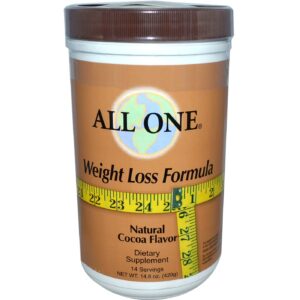 All One Fórmula para emagrecer Cacau 14,8 oz (14-Day Supply)