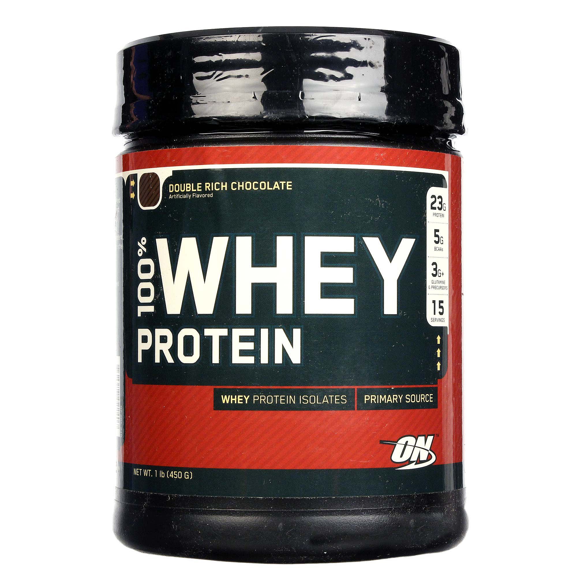 100% Whey Proteína Gold Standard Optimum Nutrition Double Rich Chocolate 1 lb/ 450 gr