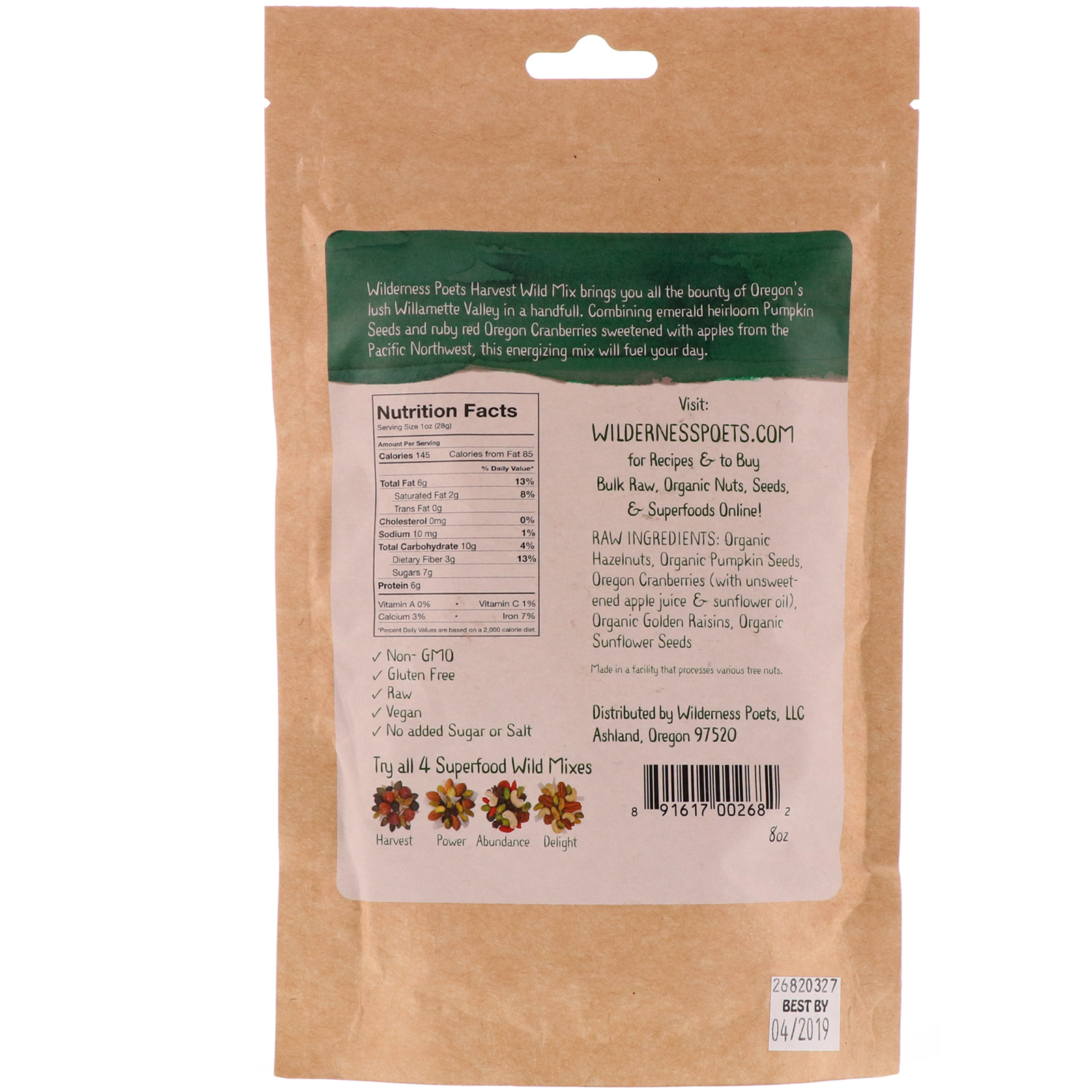 Wilderness Poets, Wild Mix, Song of Harvest, 8 oz (226.8 g) - Imagem 2