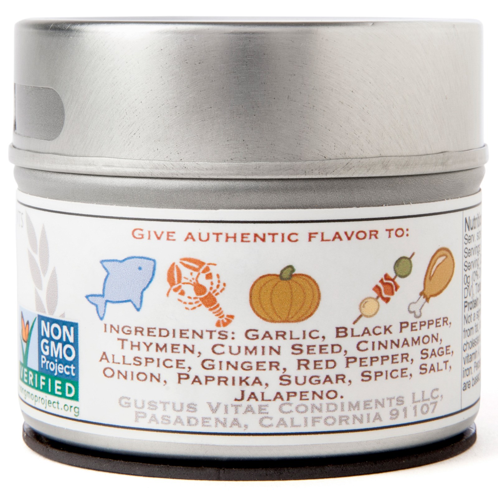 Gustus Vitae, Gourmet Seasoning, Taste of Jamaica, 1.5 oz (42 g) - Imagem 2