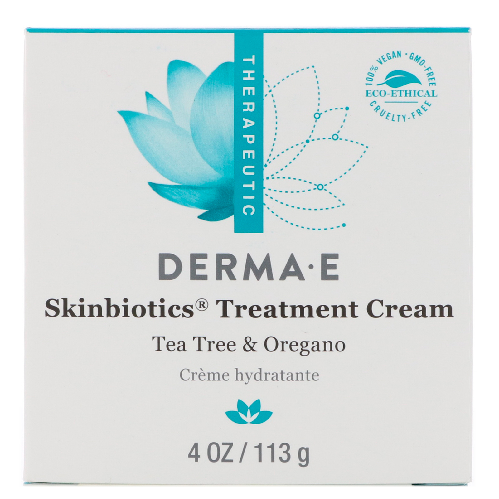 Derma E, Creme de Tratamento Skinbiotics, 4 oz (113 g)