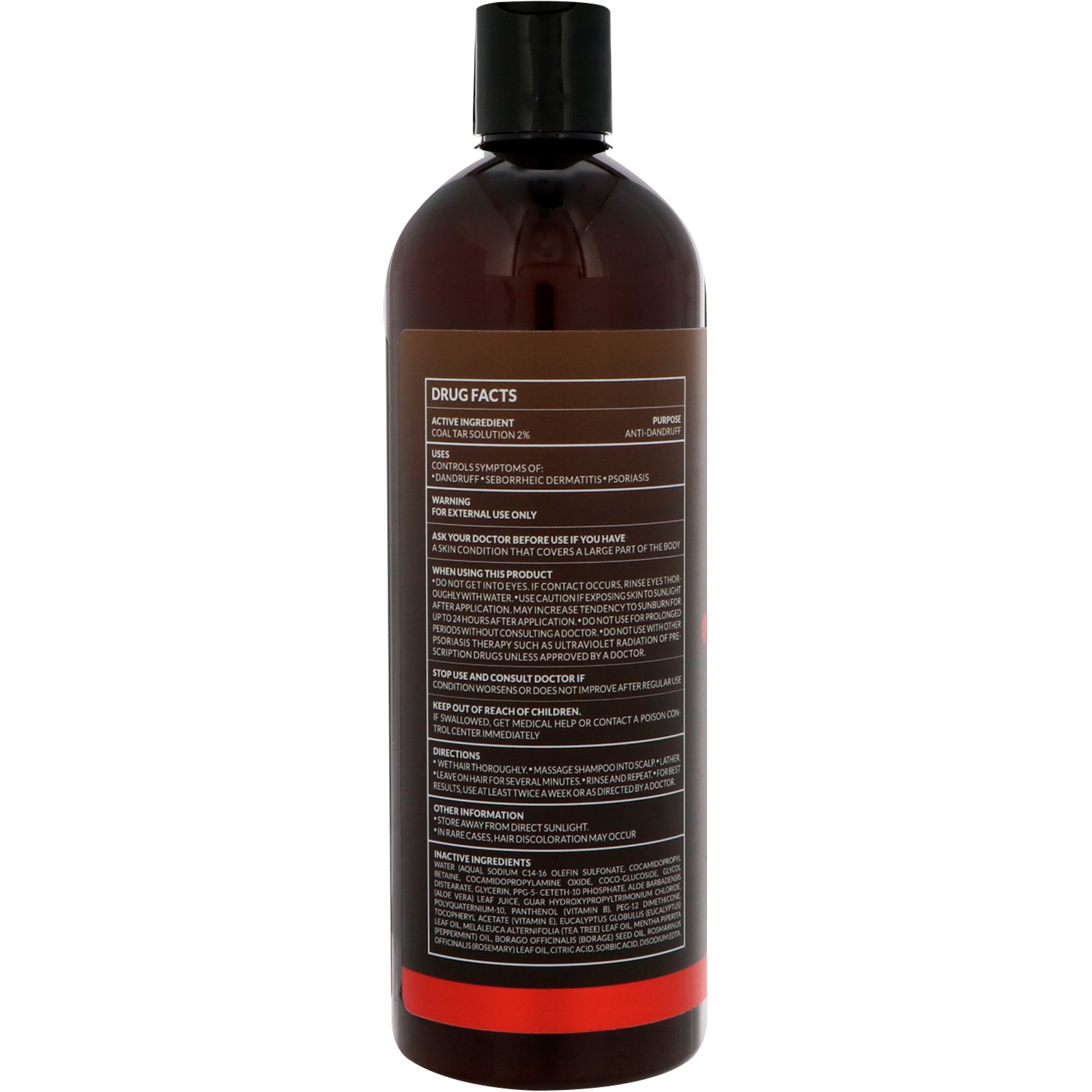 Artnaturals, Scalp 18 Xampú Medicinal de Alcatrão Mineral, 16 fl oz (473 ml) - Imagem 2