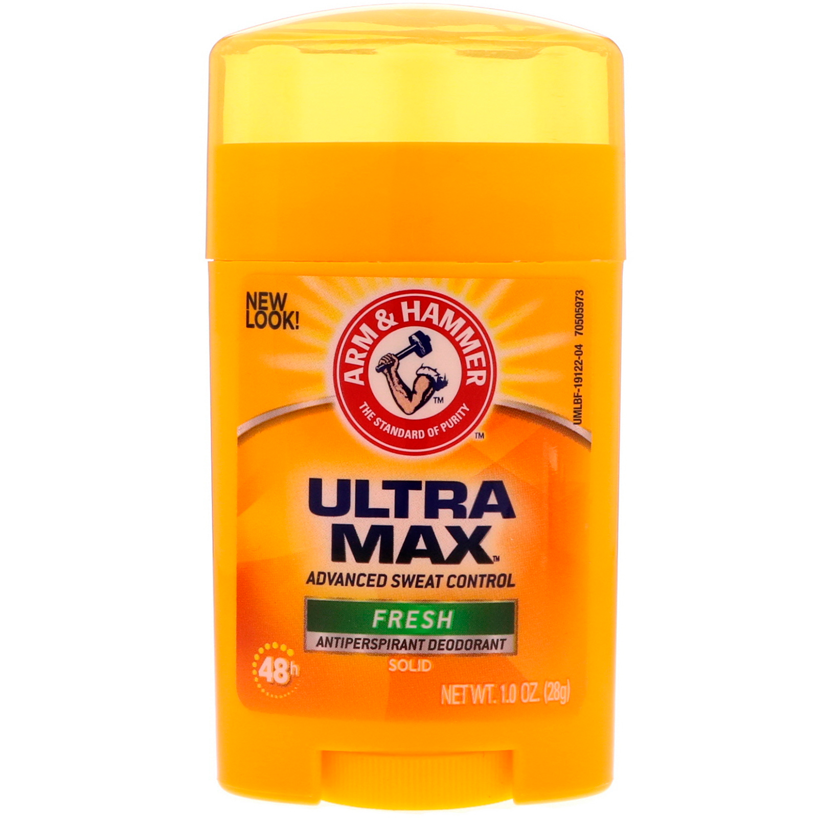 Arm & Hammer, UltraMax, Desodorante Sólido Antitranspirante, Fresco, 28 g
