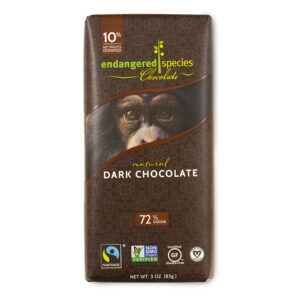 Endangered Species Chocolate, Chocolate amargo natural, 3 oz (85 g)