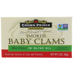 Crown Prince Natural, Mexilhão Baby Defumado em Azeite de Oliva, 85 g