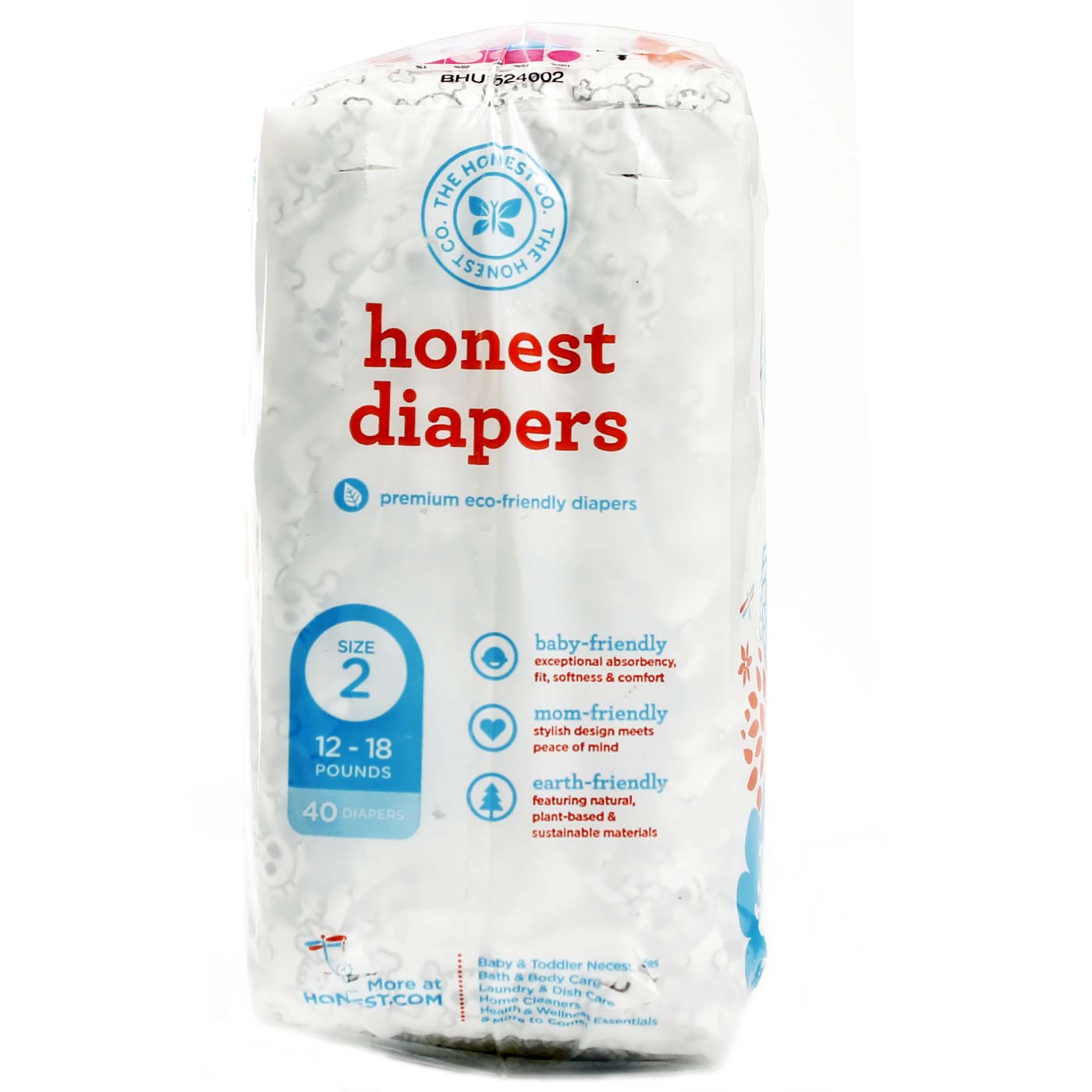 The Honest Company Original Diapers, Médio - Skulls - 40 pack (size 2) - Imagem 3