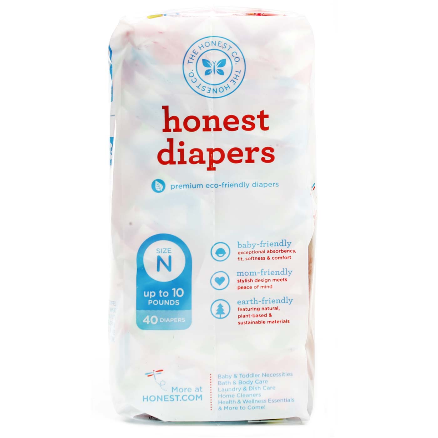 The Honest Company Original Diapers, Recém nascido - Chevron - 40 pack (size 0) - Imagem 3