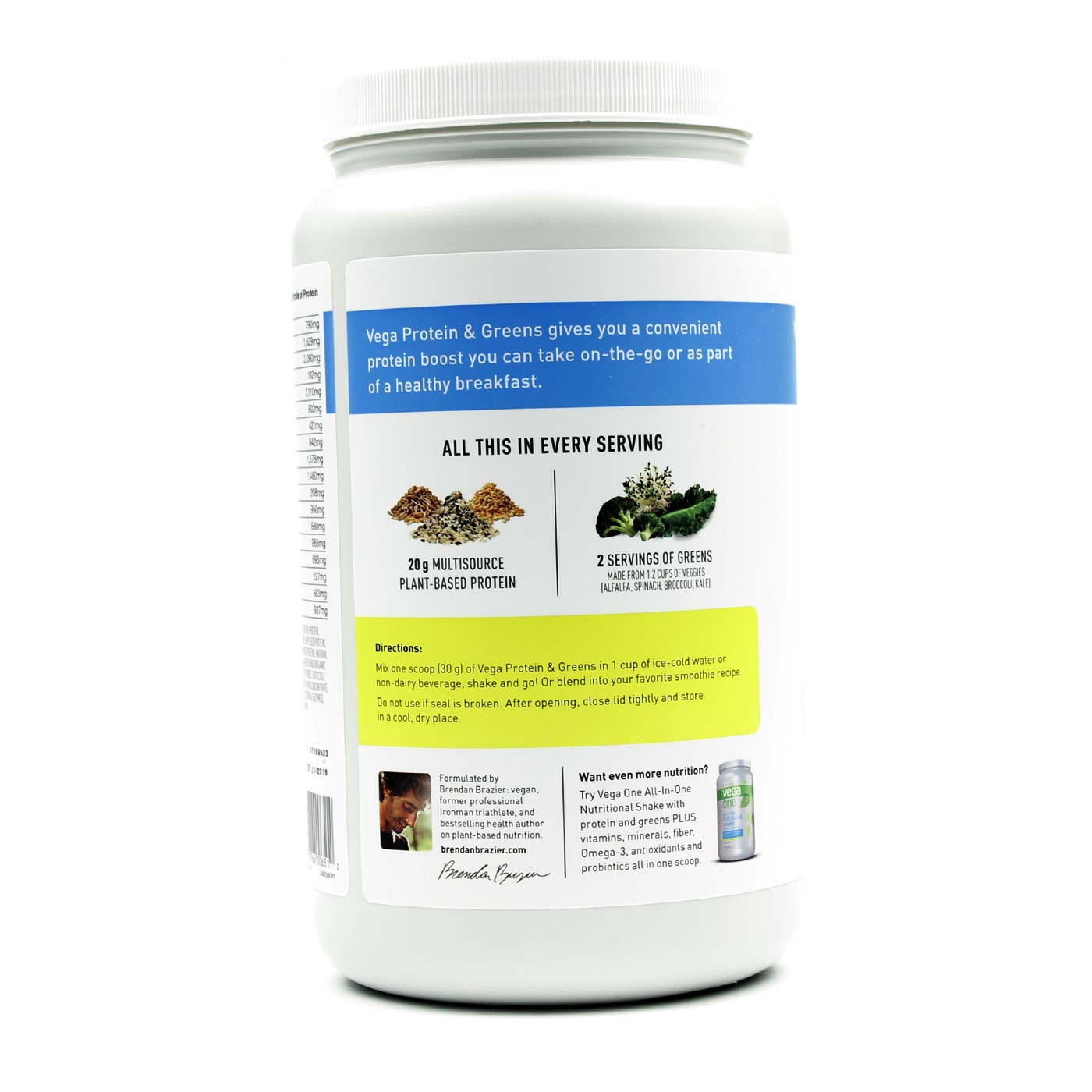 Proteína and Greens Vega Vanilla 760 g - Imagem 3