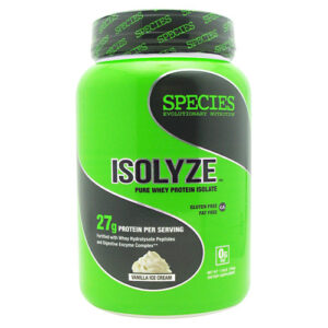 Species Nutrition Isolyze, Sorvete de baunilha - 22 servings
