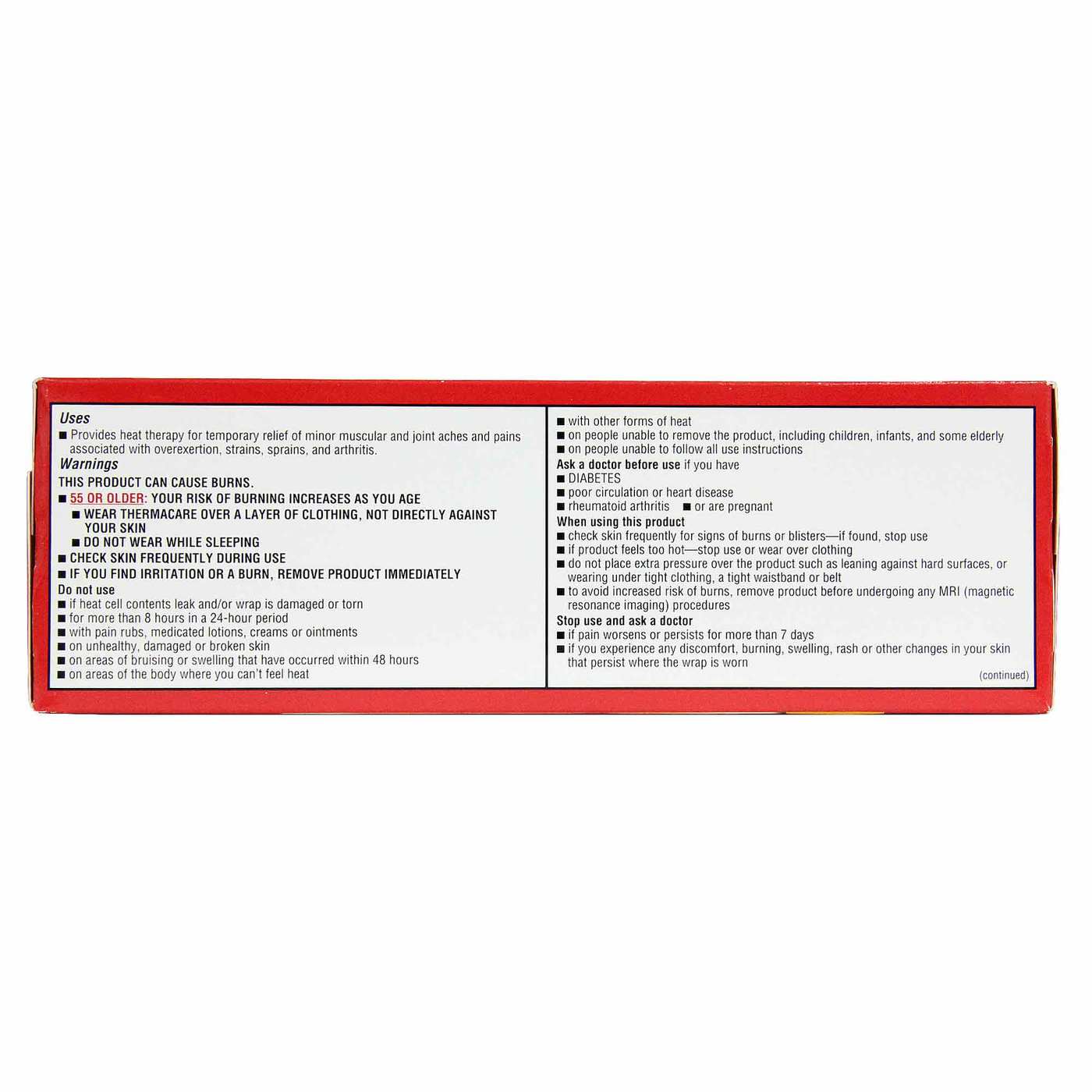 Thermacare Lower Back and Hip Heat Wraps, L / XL - 2 Wraps - Imagem 3