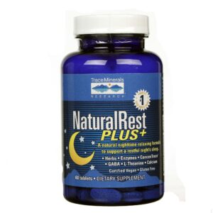 Trace Minerals Research NaturalRest mais 60 Tabletes
