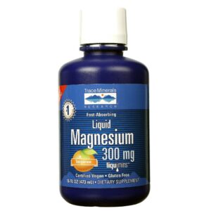 Trace Minerals Research Líquido de magnésio Tangerine 16 fl oz