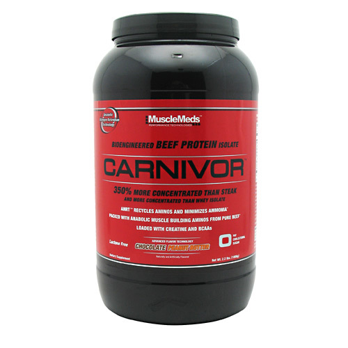 MuscleMeds Carnivor, Manteiga de amendoim de chocolate - 2.3 lbs
