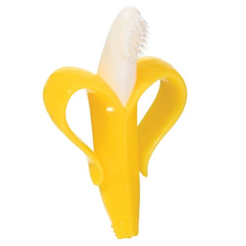 Banana Escova de Dentes para Bebê com Alças Bebê Banana Pincel