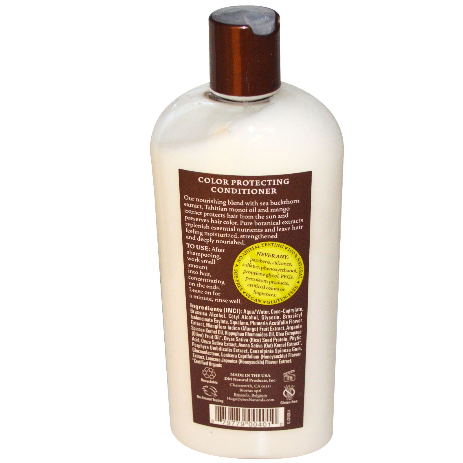 Hugo Naturals, Condicionador Protetor de Coloração, Manga, 12 fl oz (355 ml) - Imagem 2