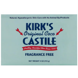 Kirk's, Sabonete em Barra Original Coco Castile, Sem Fragrância, 4 oz (113 g)