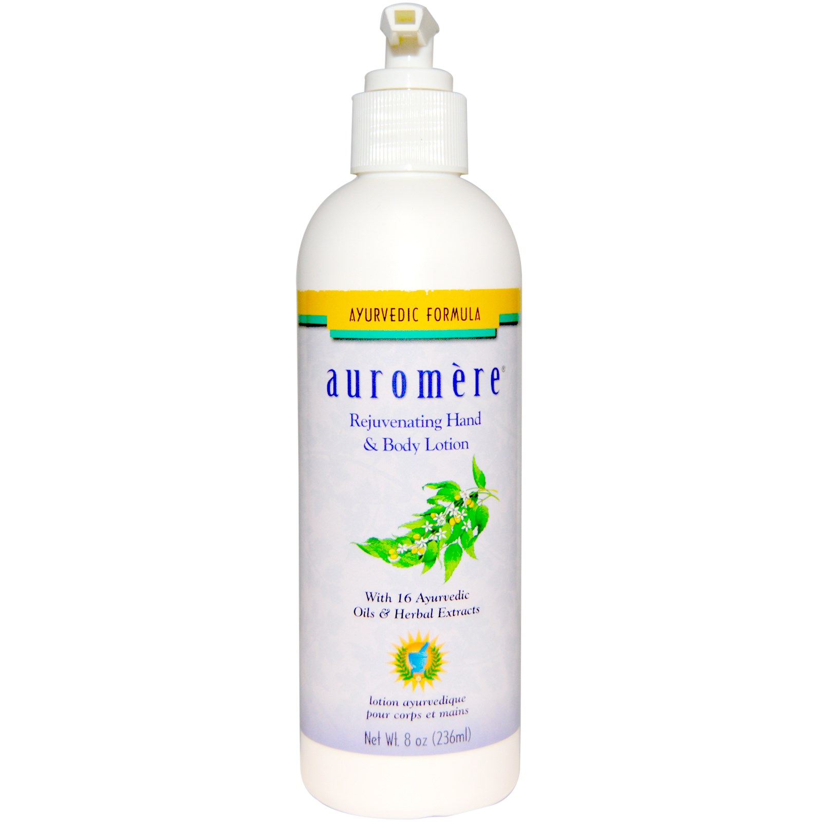 Auromere, Loção Rejuvenescedora para as Mãos e o Corpo, Fórmula Ayurvédica, 236 ml (8 oz)