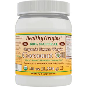 Healthy Origins, Óleo de Coco Extra Virgem, 1.530 g