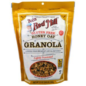 Bob's Red Mill, Granola com Aveia e Mel, Sem Glúten, 12 oz (340g)