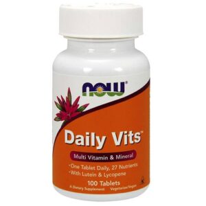 Daily Vits Multivitamínico e Mineral Now Foods 100 Tabletes