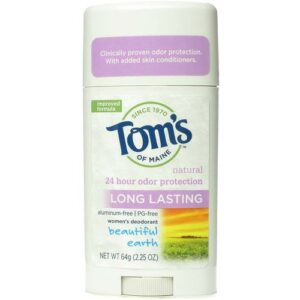 Tom's of Maine Longa duração Natural Desodorante Stick Beautiful Earth 2,25 onças